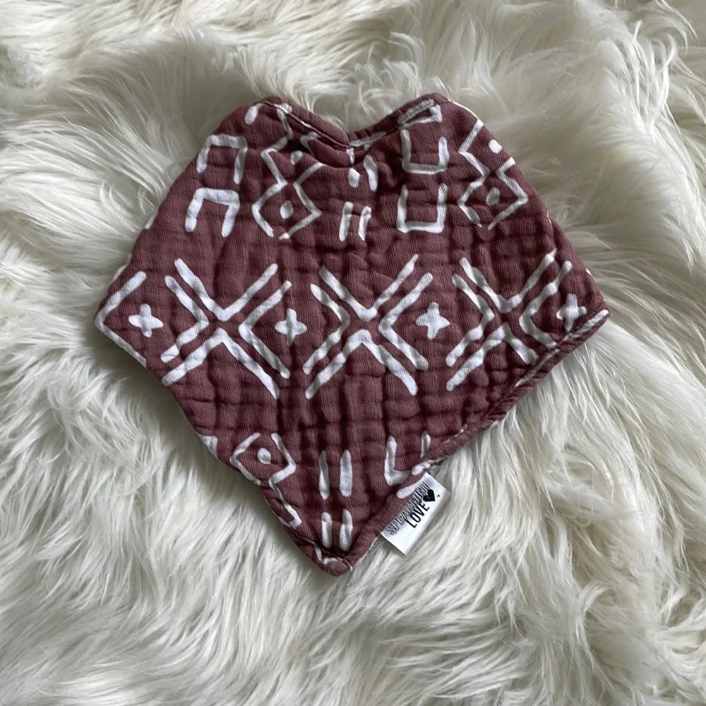 Spearmint love / spearmint baby bib